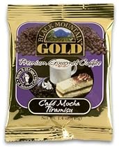 Black Mountian Gold Premium Gourmet Coffee Caf&eacute; Mocha Tiramisu 1.4-Ounce Ground Convenience Pack, 1.4-Ounce Bags (Pack of 30)