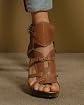 Chrissy Leather Cutout Sandal main image