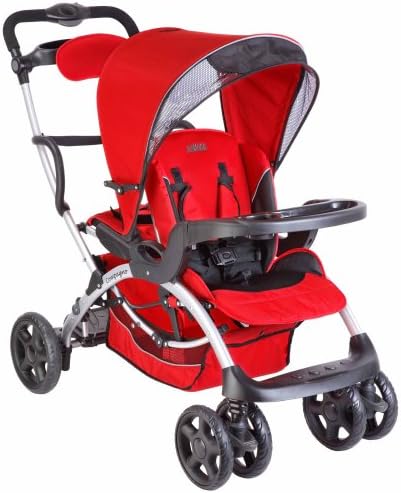 Dream On Me Mia Moda Compagno Sit and Stand Stroller ROSSO RED