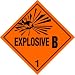 Warning Explosive 1.2B D2