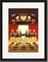 Black Framed/Matted Print 17x23, The Cooks' Helpers