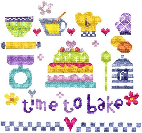 The Stitching Shed Time to Bake Cross Stitch Kit by The Stitching Shed