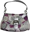 Women's Coach Purse Handbag Soho Signature Scarf Print Flap Closure
