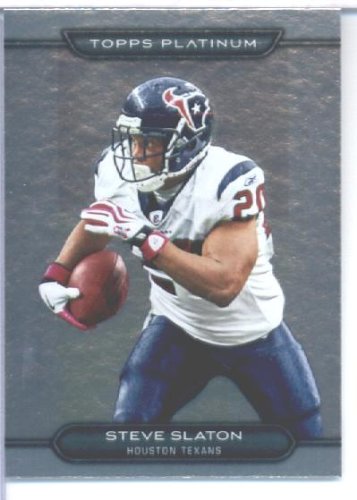 2010 Topps Platinum Football Card #52 Steve Slaton Houston Texans