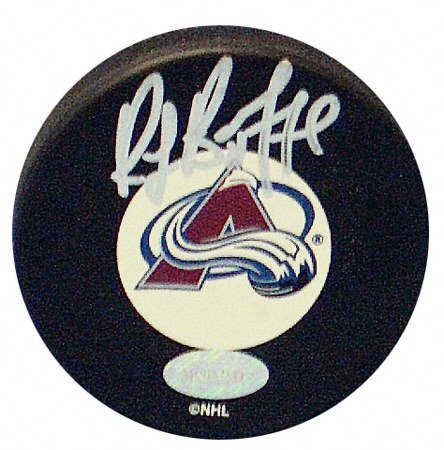 Buy Ray Bourque Autographed Colorado Avalanche Hockey Puck by Mounted Memories