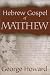 Book THE HEBREW GOSPEL OF MATTHEW