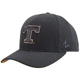 Zephyr Tennessee Volunteers Charcoal Renegade Fitted Hat