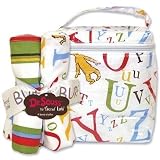 Trend Lab Dr Seuss ABC Bottle Bag and Burp Cloth Set
