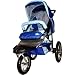 BeBeLove USA X-1 Swivel Single Jogging Stroller