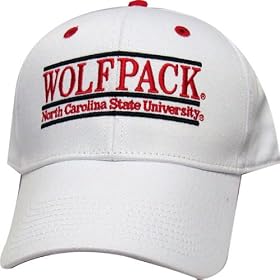 North Carolina State Wolfpack WOLFPACK The Game Classic Bar Adjustable Cap with Mascot Name