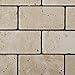 Ivory Travertine 2 X 4 Tumbled Brick Mosaic Tile - 6