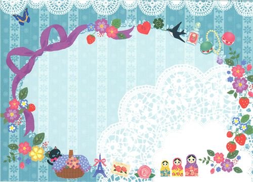 Imagen 3 de Bloc de Notas de en Estilo Francés flores troqueladas