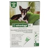Advantage 10 - For Dogs and Puppies 7 weeks and Older and 10 lbs and Under - 6 pack