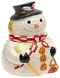 Gibson Snowman 10" Cookie Jar