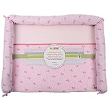 Minene Luxury Padded Changing Mat (Pink Flowers)