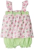 Absorba Baby-Girls Newborn Strawberry Creeper