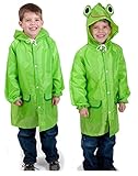 ELEVEN グリーン子供用　レインコート、キッズレインコート/レインウェア JDS-0387