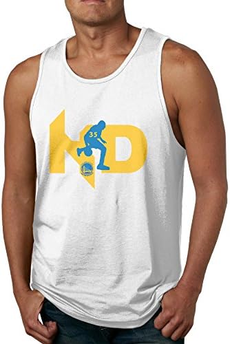 KTKY Man's Basketball Player 35 Durant Athletic Basic Tank Top Top Small White