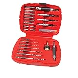 Silverline 595749 Quick-lock System Set 30pc Screwdriver Bit Holder HSS Drills