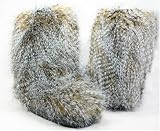 Volatile Furry faux Raccoon Moon Mukluks Winter Boots--Vegan Friendly!