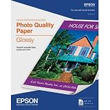 Epson Photo Quality Glossy 8 1/2 x 11 Inch Paper (S041124)