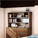 Furniture online: South Shore Willow Collection Dresser Hutch, Sumptous Cherry