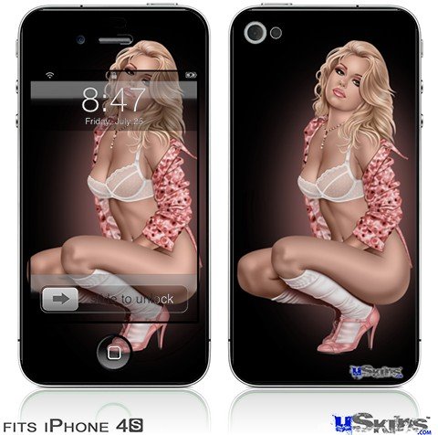 iPhone 4S Skin Felicity Pin Up Girl