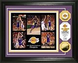 L.A Lakers Framed 2010 Western Conference Champions Celebration 24KT Gold Coin Photo Mint