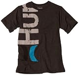 51hwXa2QqXL. SL160  casual t shirts|Hurley Boys 8 20 Shoulder Blast Tee, Charcoal Heather, Medium