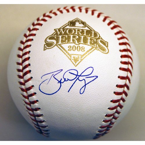Brad Lidge Philadelphia Phillies Autographed 2008 World Series MLB Baseball