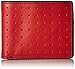 J.Fold Men's Loungemaster Slimfold Wallet, Red/Brown, One Size
