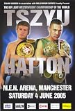 Kostya Tszyu vs Ricky Hatton - Movie Poster - 11 x 17