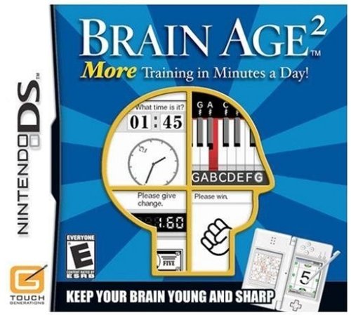 Childrens Toyshop  Video Games : Brain Age 2:More Trainin in Minutes a day (Nintendo DS)