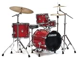 Sonor SSE 12 Bop C1 RGS 4-Piece Safari Drum Set Shell Pack in Red Galaxy Sparkle