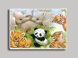 Baby Jungle Animals Refrigerator Magnet