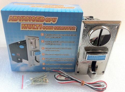 [Sintron] Ch-924 Multi Coin Mech Acceptor Coin Selector, for Vending Machine , Message Chair , Arcade Game Etc...