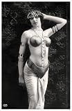 French Postcard 14, Woman with Cone Bra poster print,11 in. x 17 in.