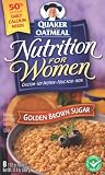 Review Quaker  / Quaker Instant Oatmeal Goldn Brwn Sugar, Nutrition For Women, 12.9-Ounce Boxes (Pack of 6)