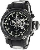 Best Buy Invicta Men’s 0517 Russian Diver Collection Chronograph Black Ion-Plated Stainless Steel Watch Chronograph Watches For Men