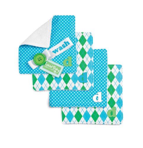 Mud Pie Initial Baby Letter D