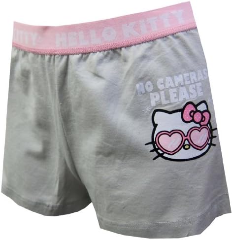 Hello Kitty Disguise No Cameras Please Pajama Shorts for women (X-Large)