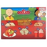 Caillou Food Wood Peg Puzzle