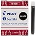 Pilot Namiki IC100 Fountain Pen Ink Cartridge, Black, 12 Cartridges per Pack (69100)