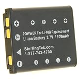 STK's Olympus LI-42B Battery - 1300mAh for Olympus Stylus Tough-3000, 7030, VR-320, 5010, VR-310, 7010, 7040, FE-4030, Tough TG-310, FE-340, VR-330, FE-230, FE-5020, 850 SW, FE-20, FE-280, 770 SW, FE-360, FE-4000, 710, 1050 SW, VR320, 550WP, 720 SW, FE-190, FE-3010, FE-4010, 790 SW, VR310, 760, 840, 850SW, LI-40B ~ SterlingTek