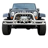 Aries W15500-2 Stainless Steel Bumper with Winch Mount