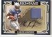 2007 Playoff Absolute Memorabilia Marks of Fame Materials Autographs #44 Calvin Johnson AU - Detroit Lions - Autographed Rookie Insert Football Card (Piece of Authentic Jersey Swatch - Serial #d to 30)