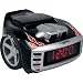 Emerson Radio Hot Wheels HW800 Snore Slammer Alarm Clock Radio (Red/Black)