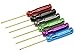 Integy RC Model Hop-ups C22301 Wrench Set Ti-Nitride Allen Hex 6pcs (Handle:18mm O.D.)