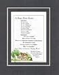 Touching and Heartfelt Poem for Home - Poem for Homes - A Happy Home Recipe . . . Poem on 11 x 14 inches Double Beveled Matting