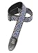 Levy's Leathers Asian Print Jacquard Guitar Strap,Navy